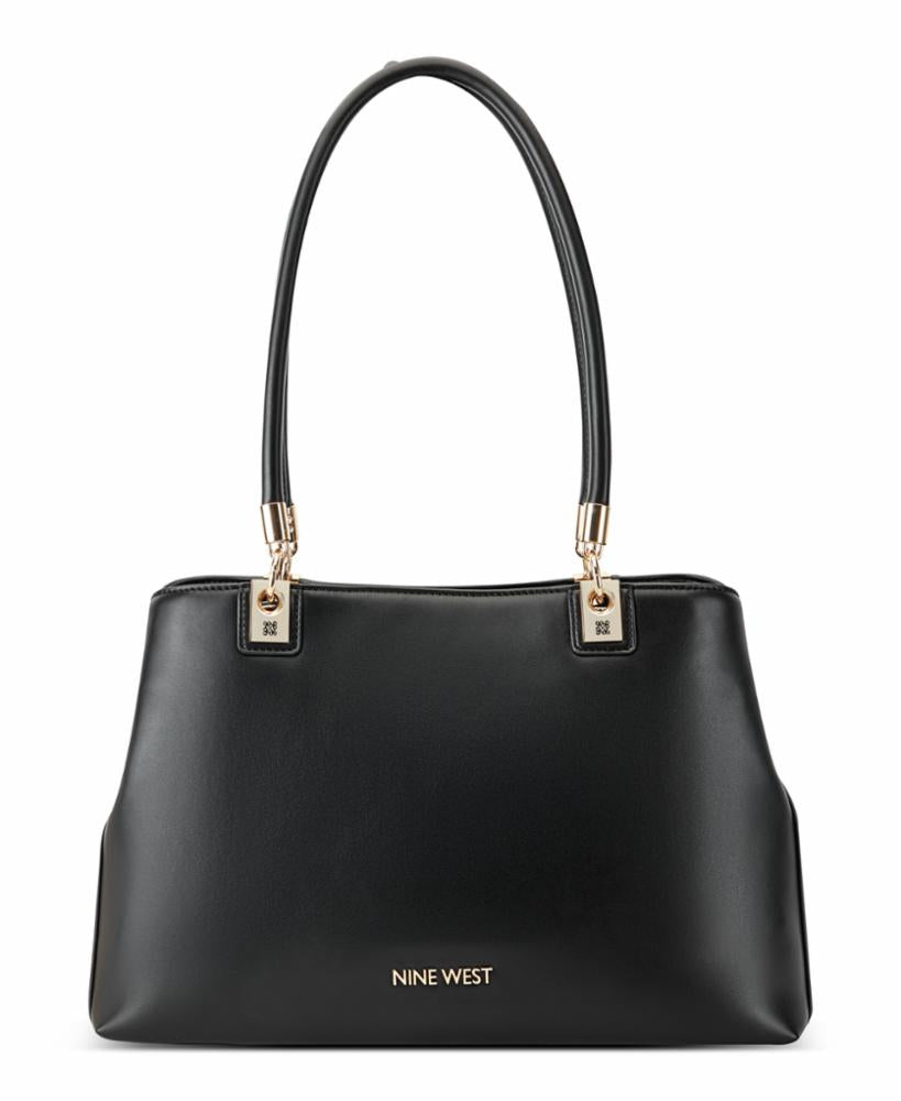 Nine West Handbags DONELLA 3 COMP CARRYALL BLACK