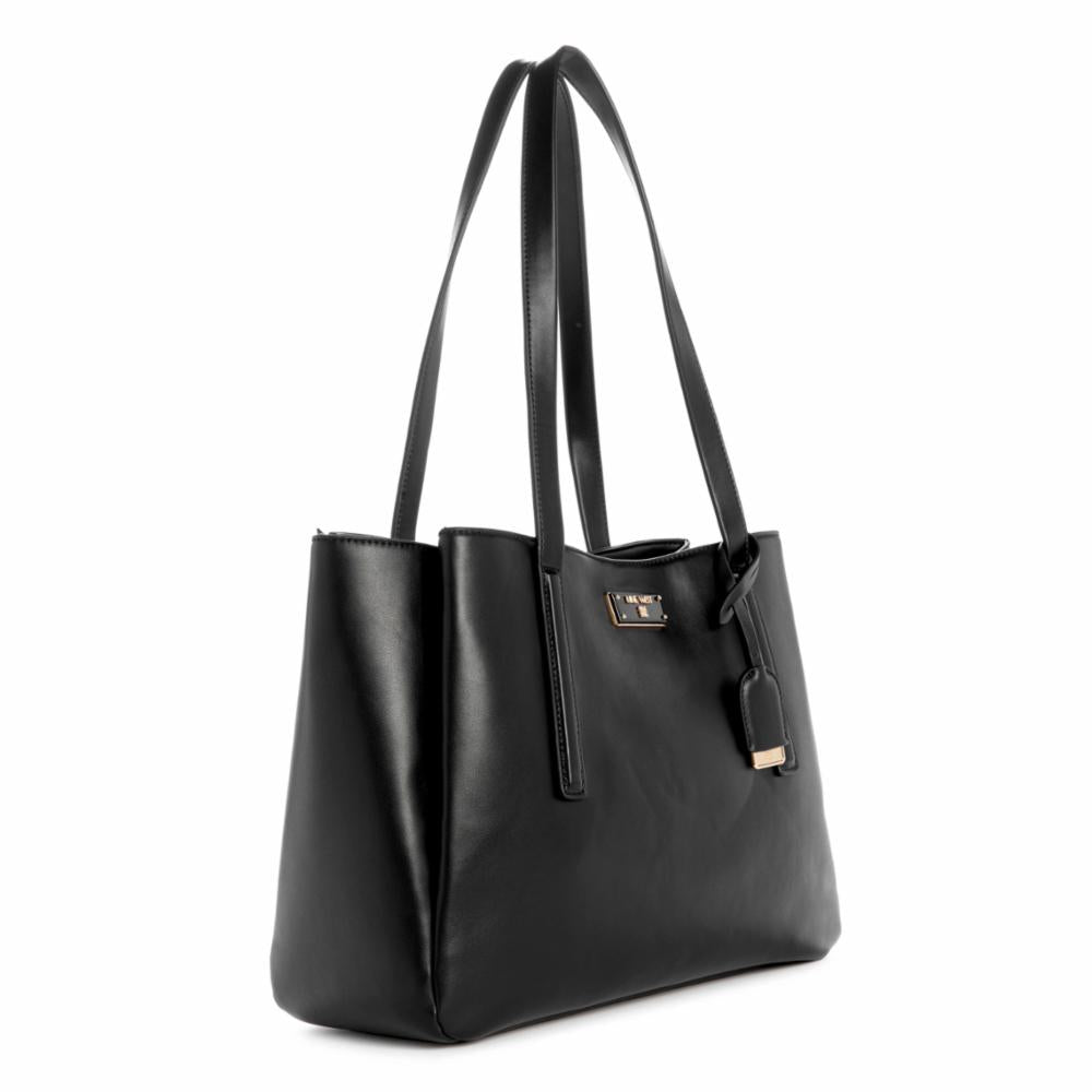 Nine West Handbags LEONEL MULTI COMP TECH TOTE BLACK