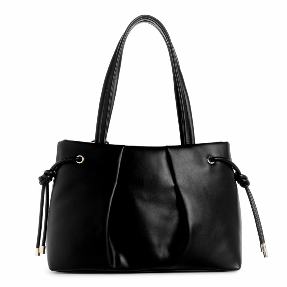 Nine West Handbags ELIN 3 COMP SHOULDER SATCHEL BLACK