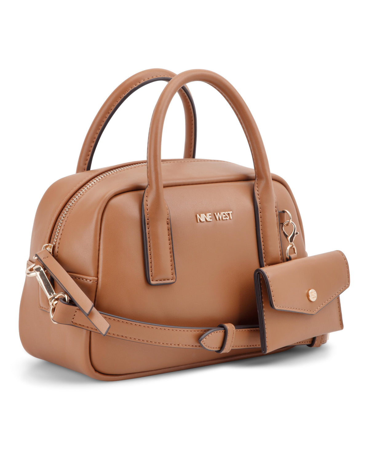 Nine West Handbags BECHER MINI SATCHEL BRANDY