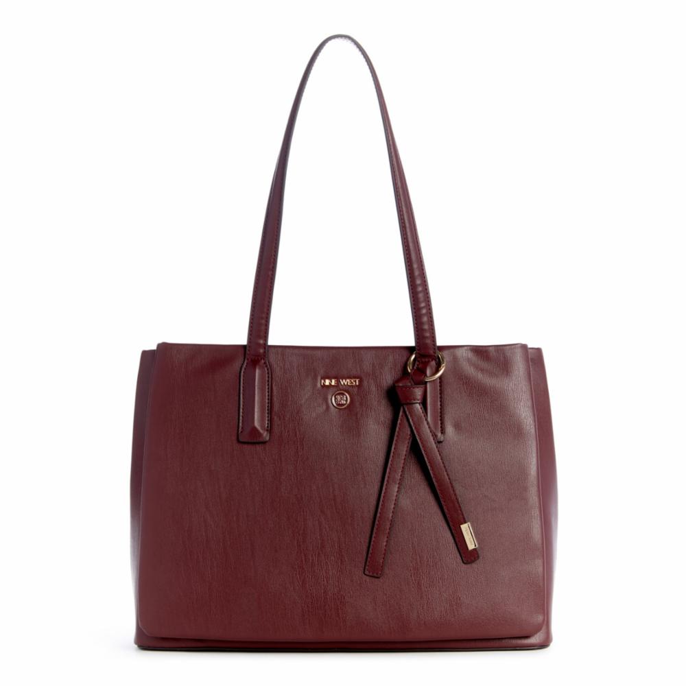 Nine West Handbags ELIENA MULT CMPARTMNT CARRYAL MERLOT