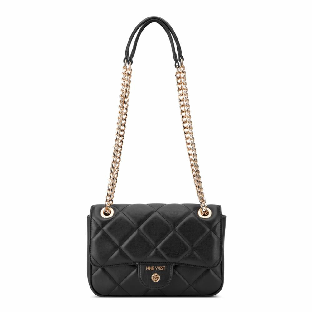 Nine West Handbags MEILANI CONVERTIBLE XBODY FLAP BLACK