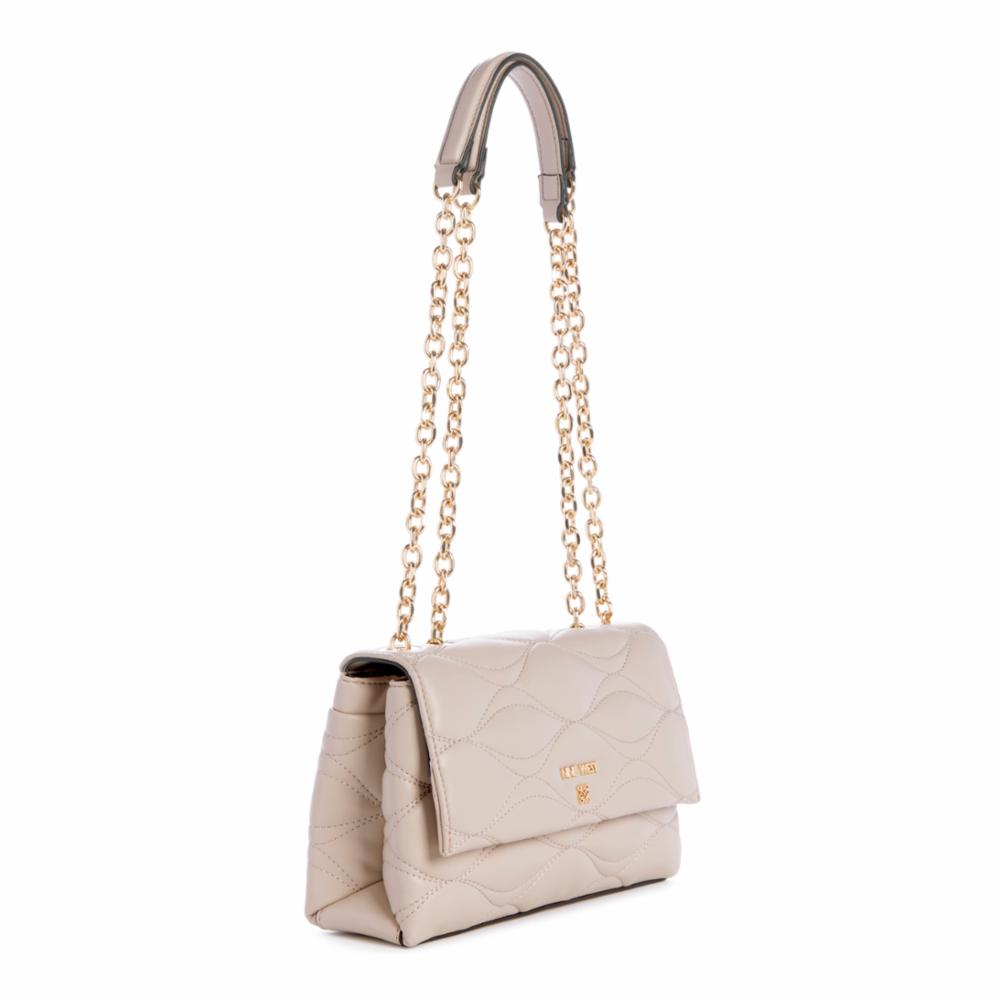 Nine West Handbags LEINI CONVERTIBLE XBODY FLAP PUMICE