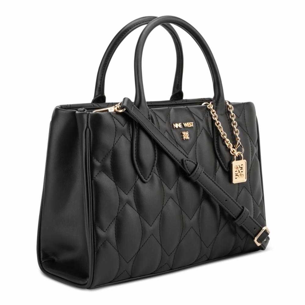 Nine West Handbags RUE SATCHEL BLACK