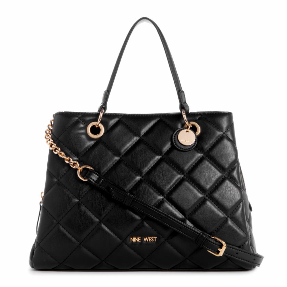 Nine West Handbags MIRABELLA SATCHEL BLACK