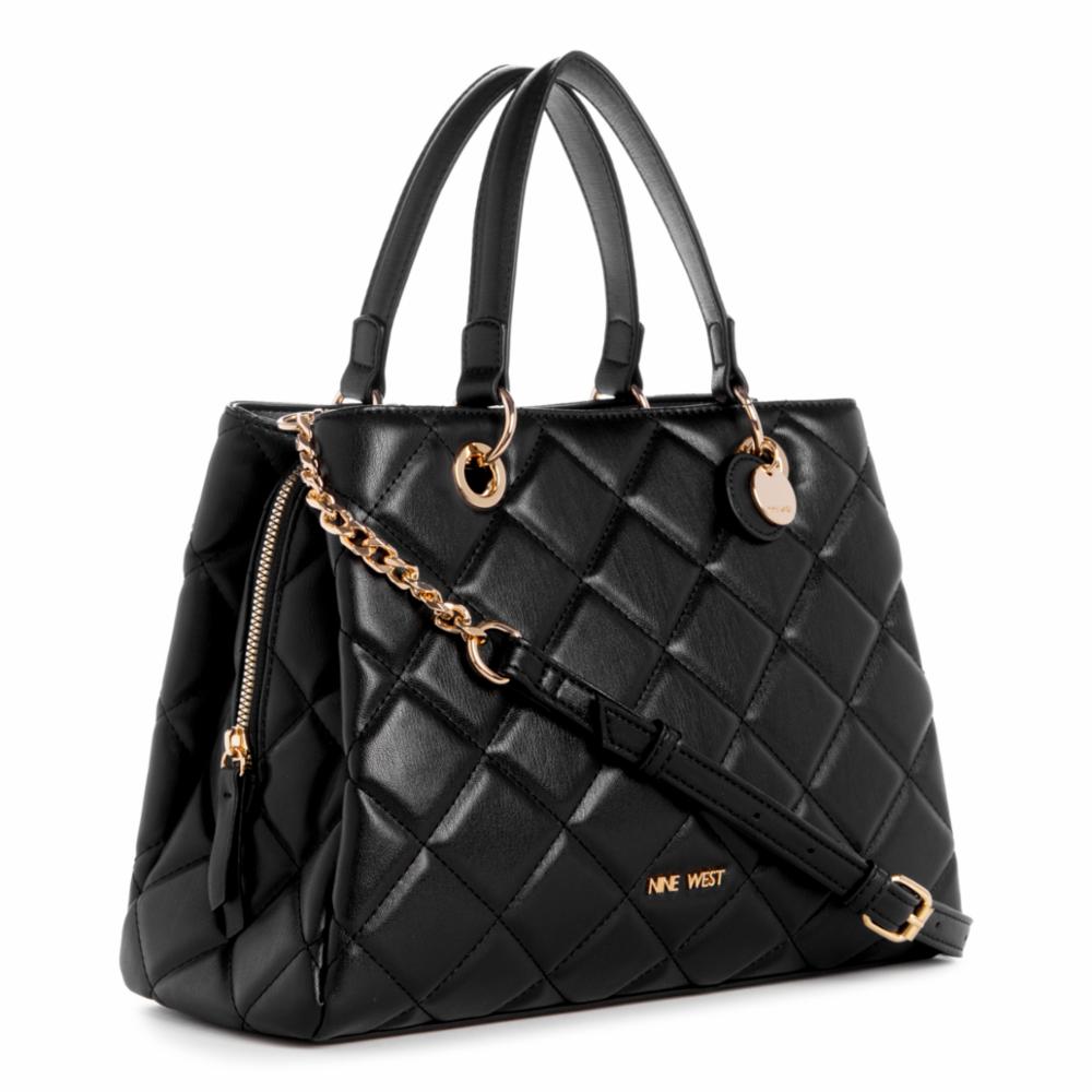 Nine West Handbags MIRABELLA SATCHEL BLACK