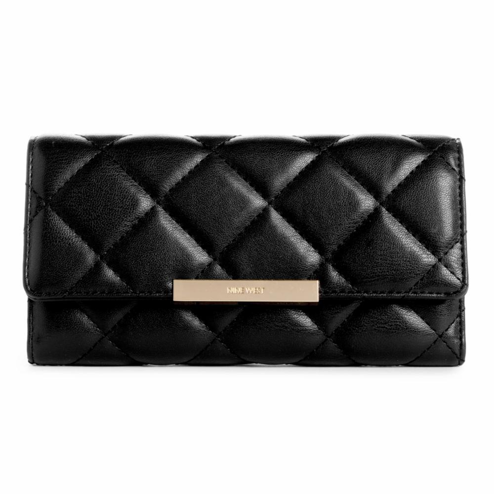 Nine West Handbags MIRABELLA SLG CHECK SEC BLACK