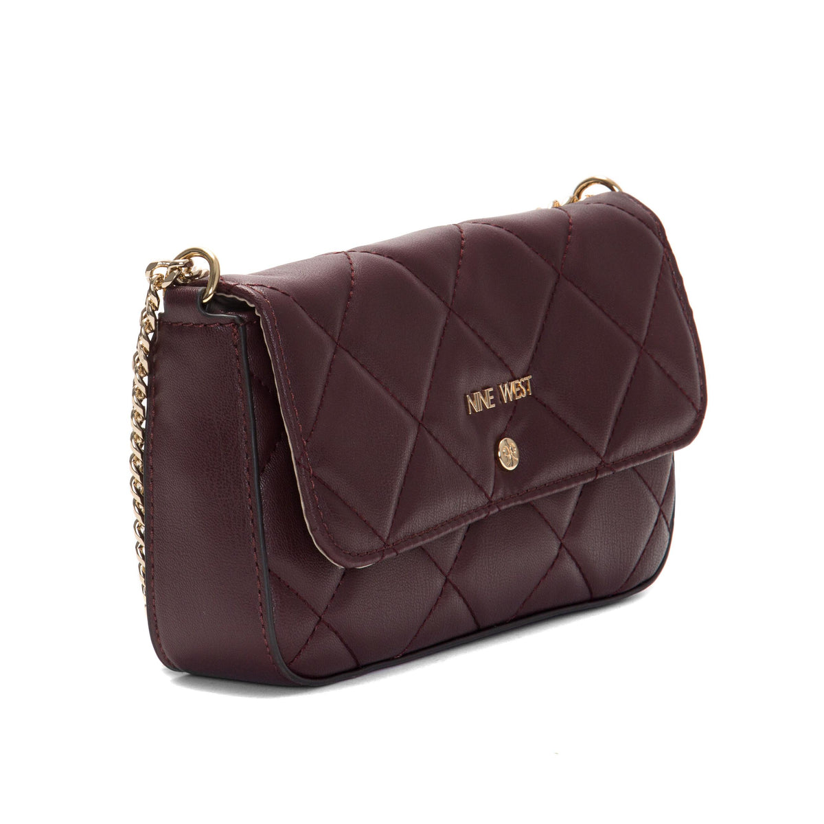 Nine West Handbags MIRABELLA MINI CNVRTBL XBDY FL MERLOT