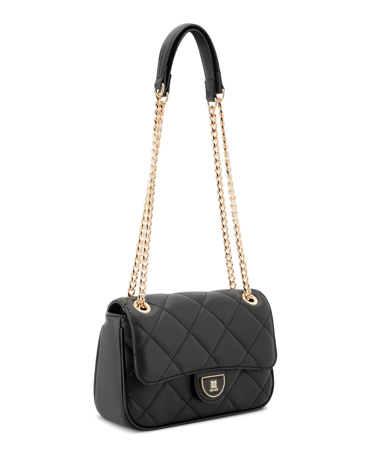 Nine West Handbags HALEEMA CONVERTIBLE XBODY FLAP BLACK