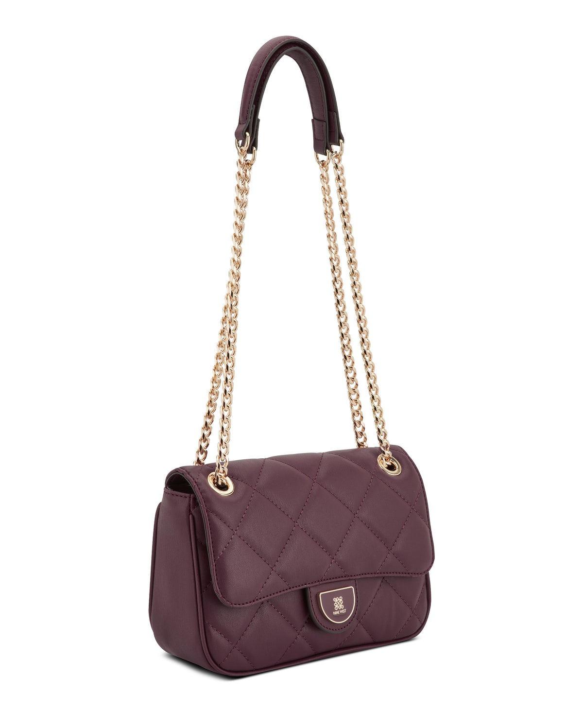 Nine West Handbags HALEEMA CONVERTIBLE XBODY FLAP BOYSENBERRY