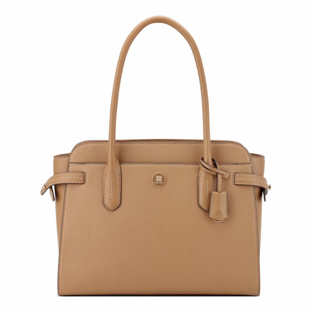 Nine West Handbags NAMI SHOPPER DARK CAMEL