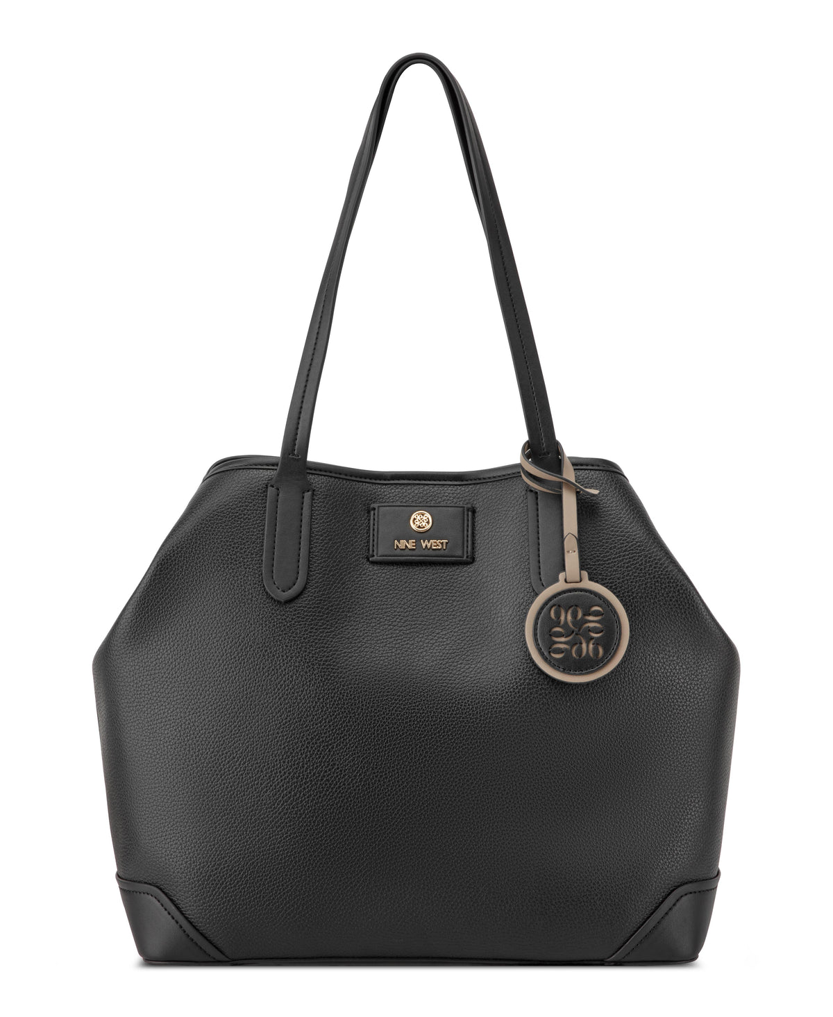 Nine West Handbags PIERA LARGE 2 IN 1 TOTE BLACK