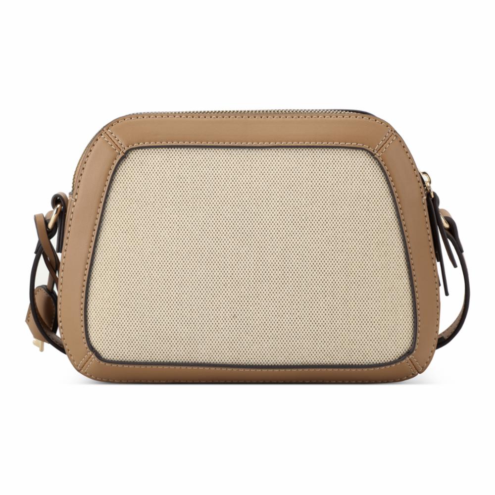 Nine West Handbags CIBRINA DOME CROSSBODY NATURAL/DARK CAMEL