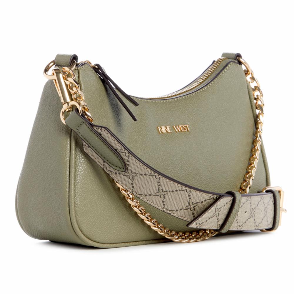 Nine West Handbags BONA SHOULDER BAG FADED ARMY