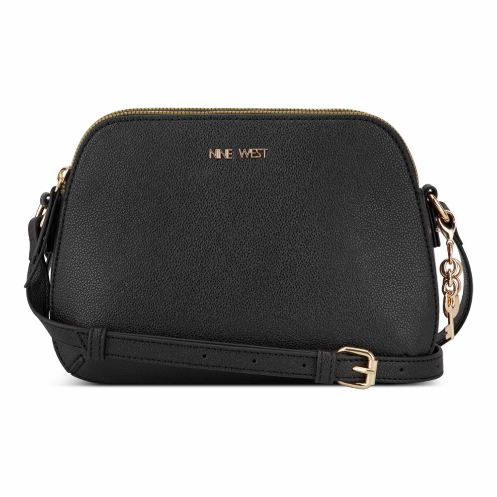 Nine West Handbags CIBRINA DOME CROSSBODY BLACK