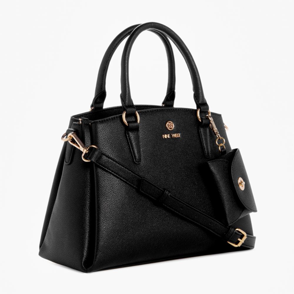 Nine West Handbags SIERA SATCHEL BLACK