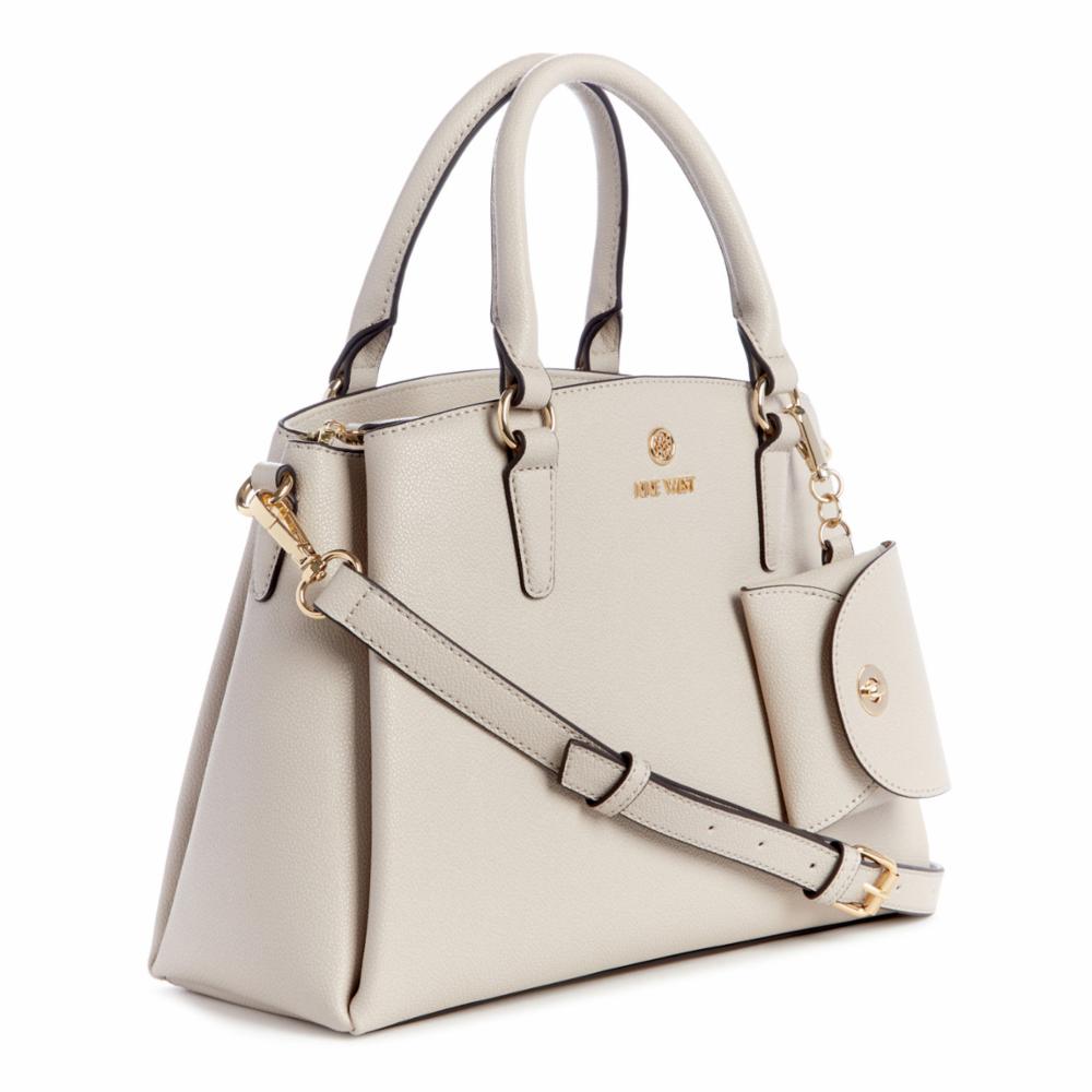 Nine West Handbags SIERA SATCHEL CEMENT