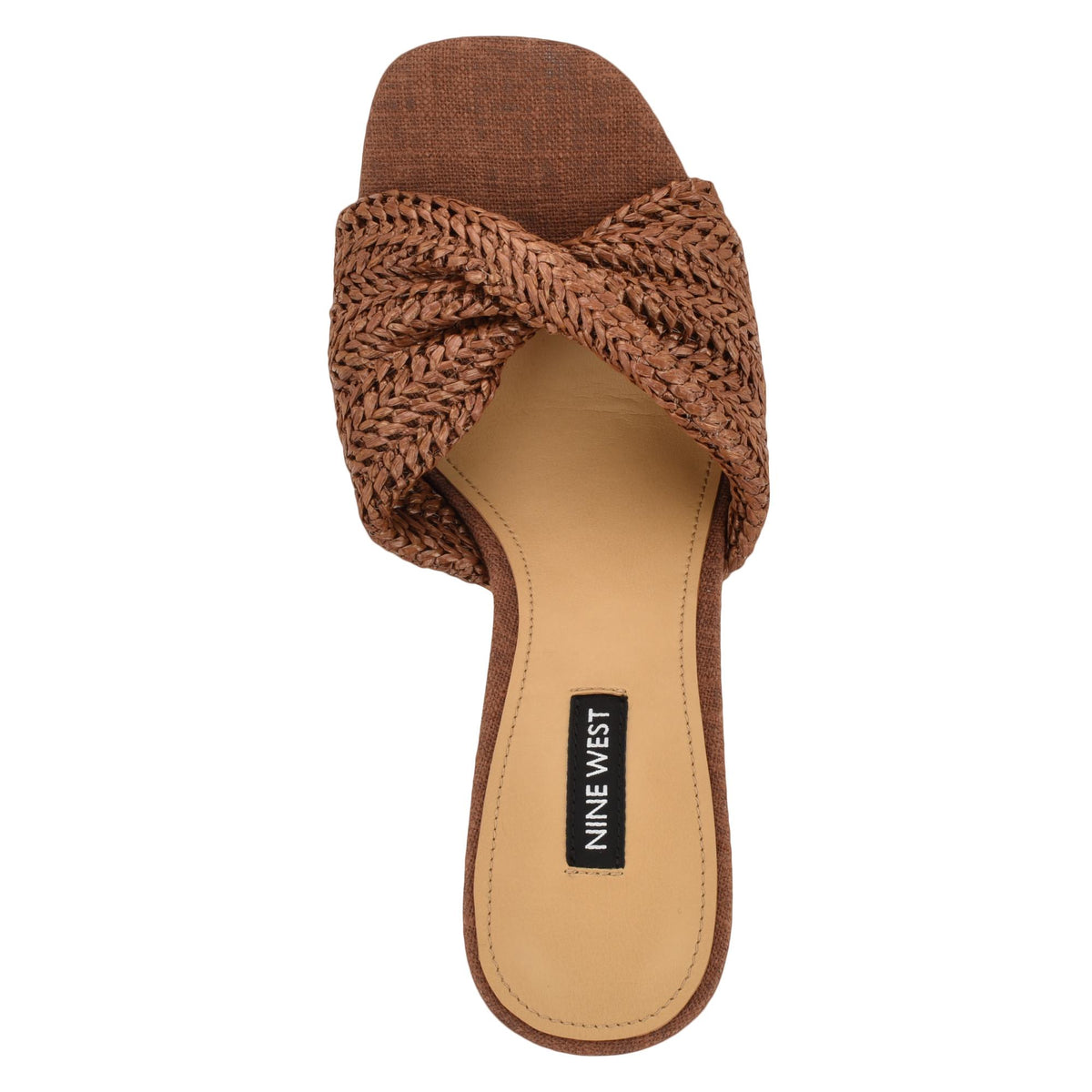 Nine West NIKHIL2 BROWN90949/RS WOVEN PP RAFFIA