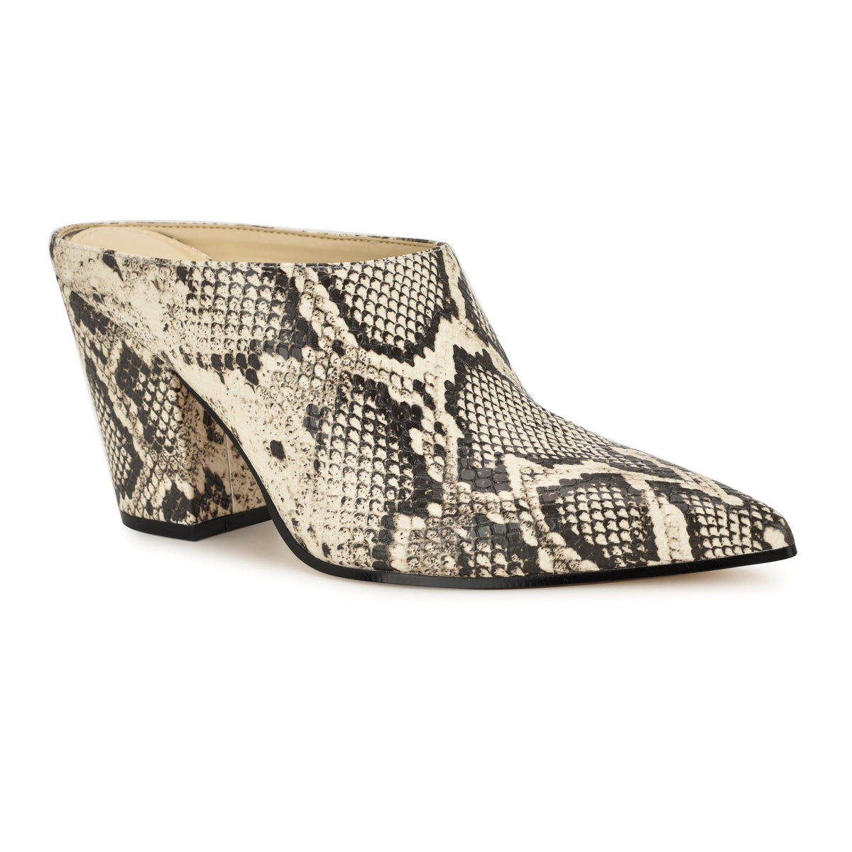 NINE WEST AMINI3 NATURAL MULTI/SNK PU JC250111