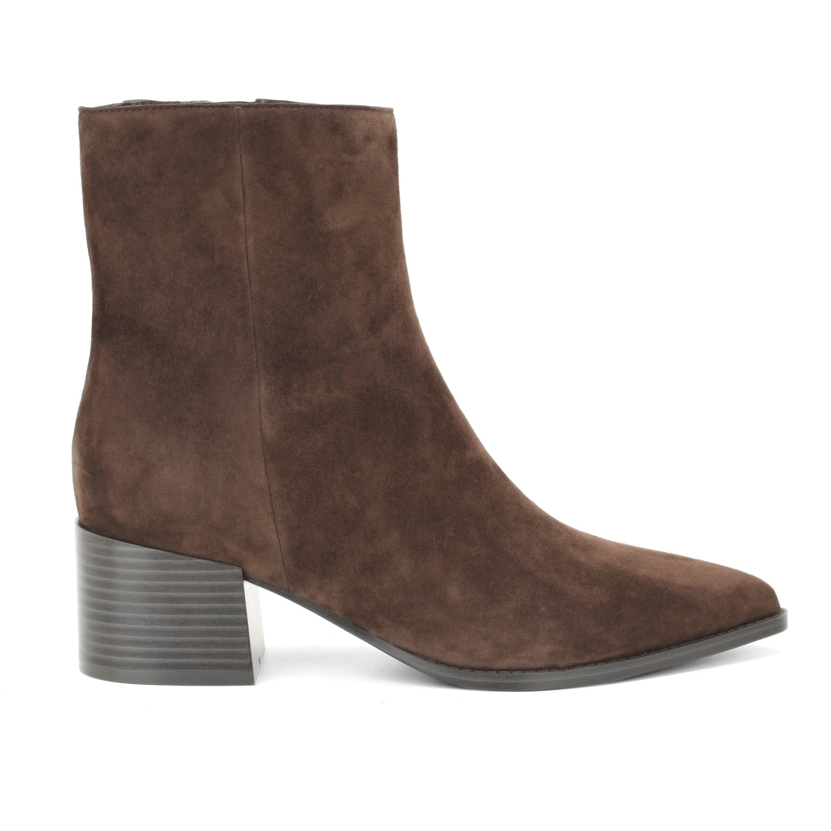 NINE WEST BECKY DK BROWN P439 FH SHEEP SUEDE0