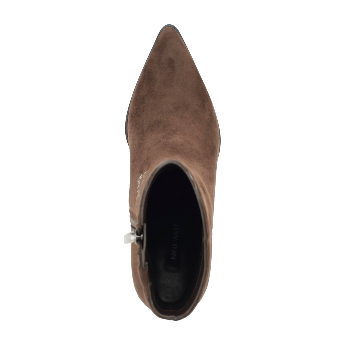 NINE WEST BECKY DK BROWN P439 FH SHEEP SUEDE0