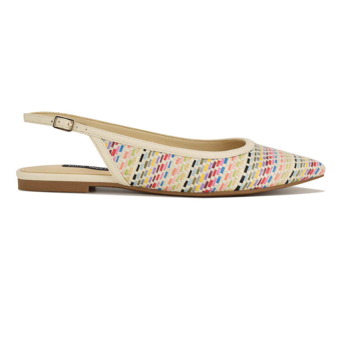 NINE WEST BRIN10 CREAM MULTI/CREAM13205/WOVEN M