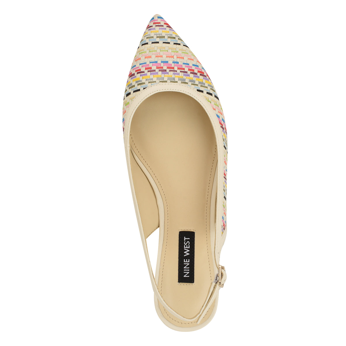 NINE WEST BRIN10 CREAM MULTI/CREAM13205/WOVEN M