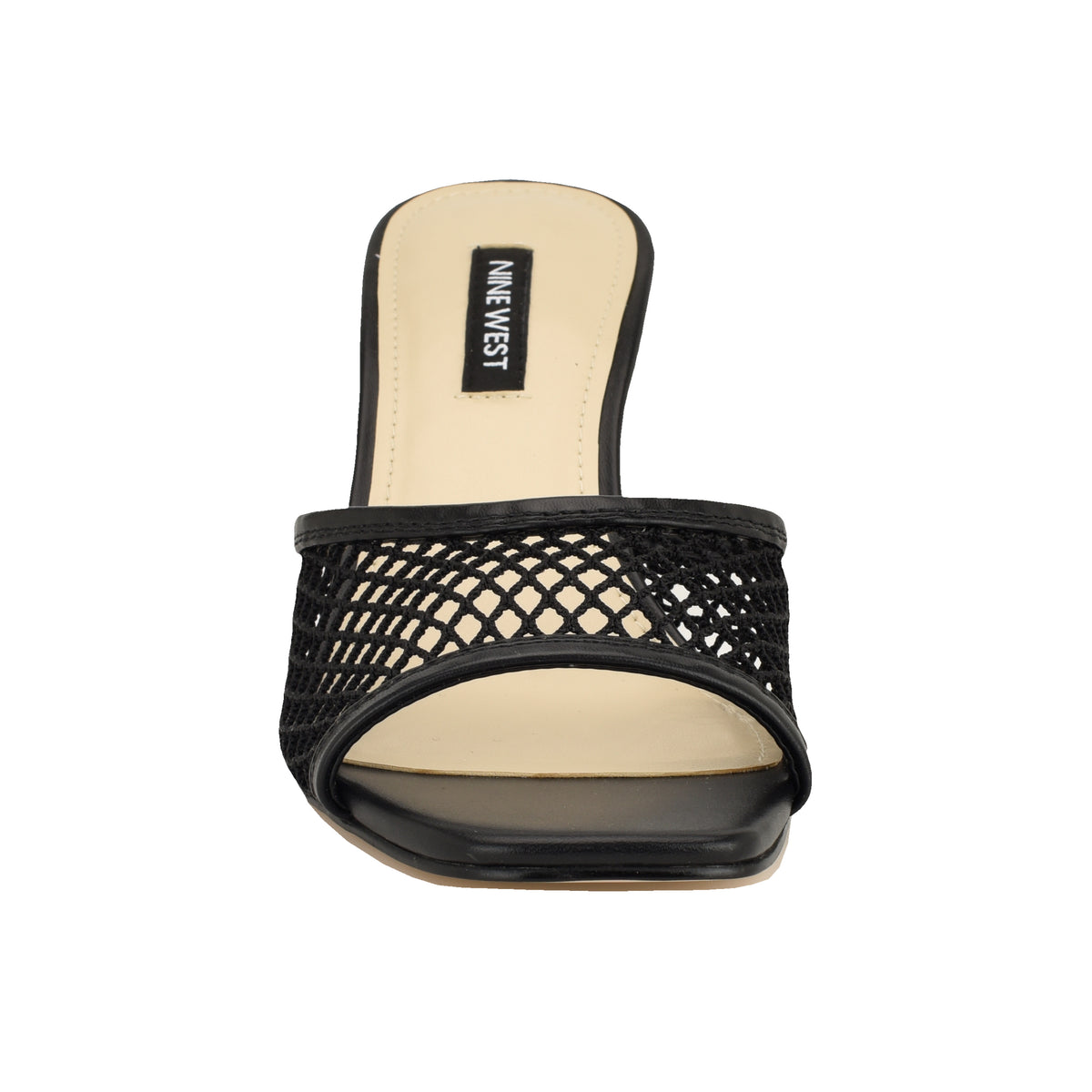 NINE WEST CABANA2 BLACK/BLACK/BIG OVAL MESH/SUPE