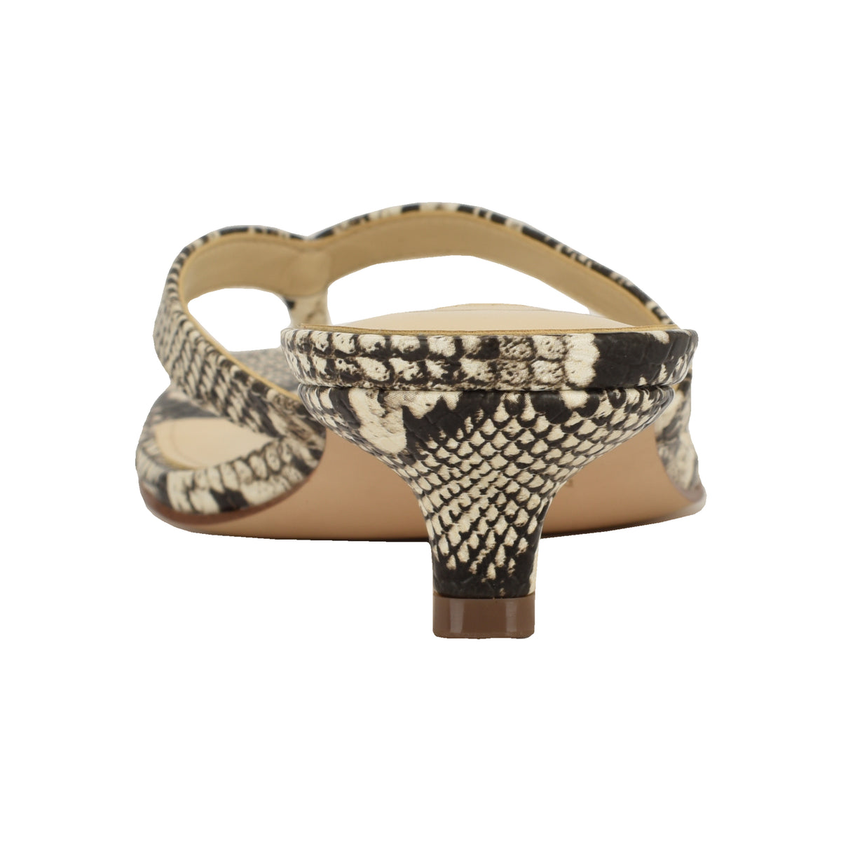 NINE WEST CASSA3 NATURAL MULTI/SNK PU JC250111