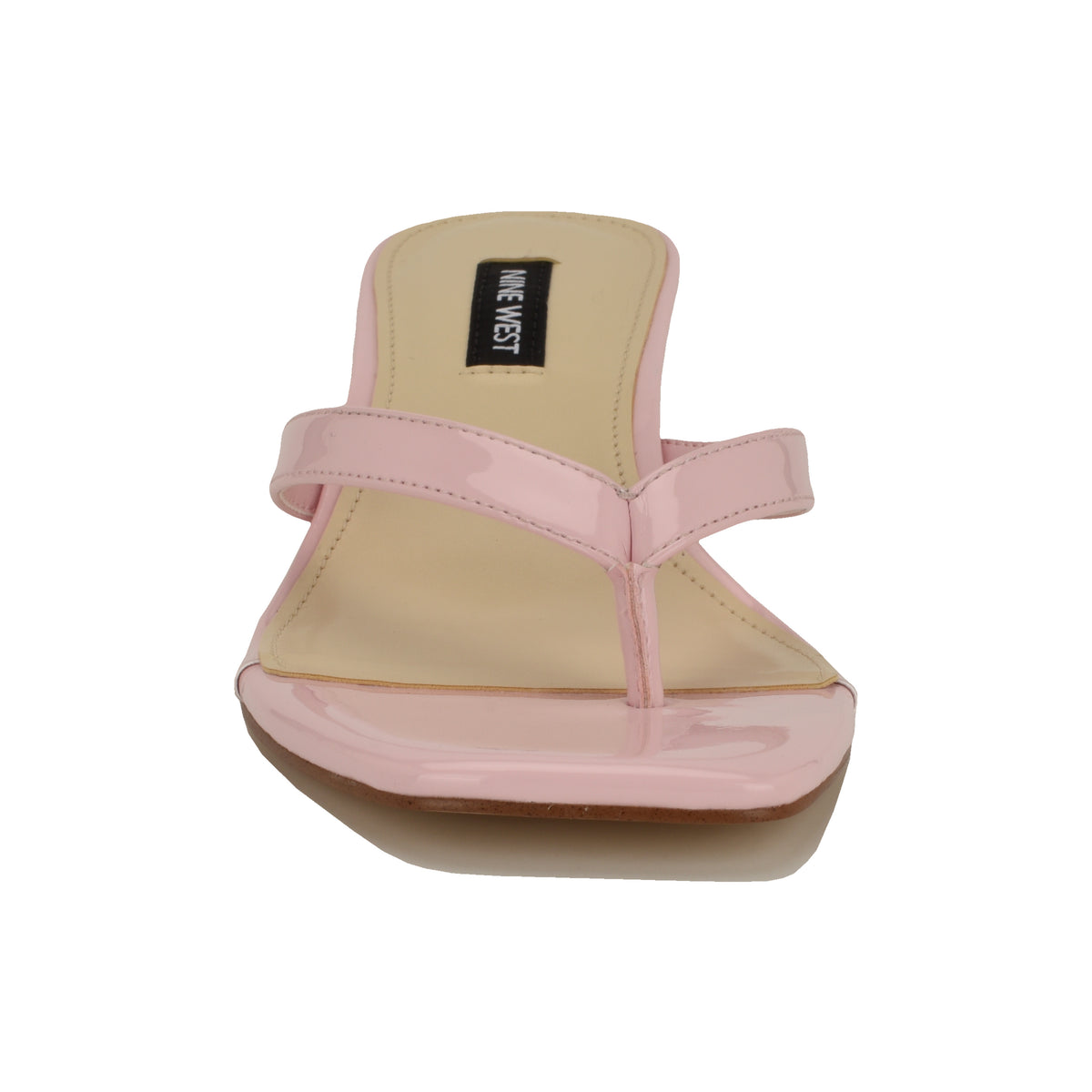 NINE WEST CASSA3 NC PINK95/SLEEK PATENT PU