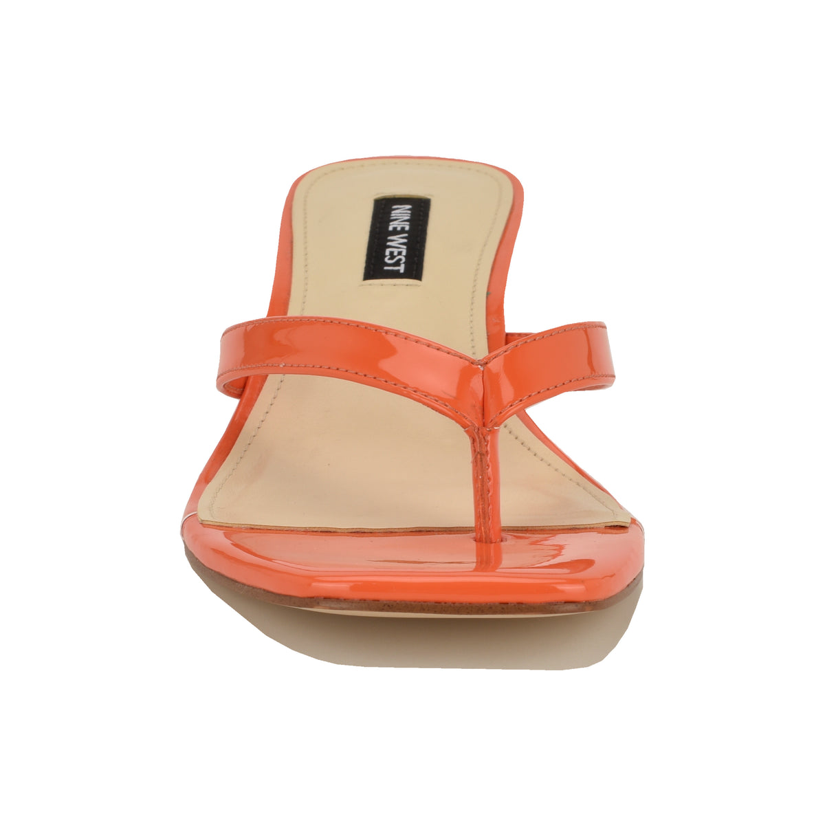 NINE WEST CASSA3 ORANGE17/1361TPG/SLEEK PATENT