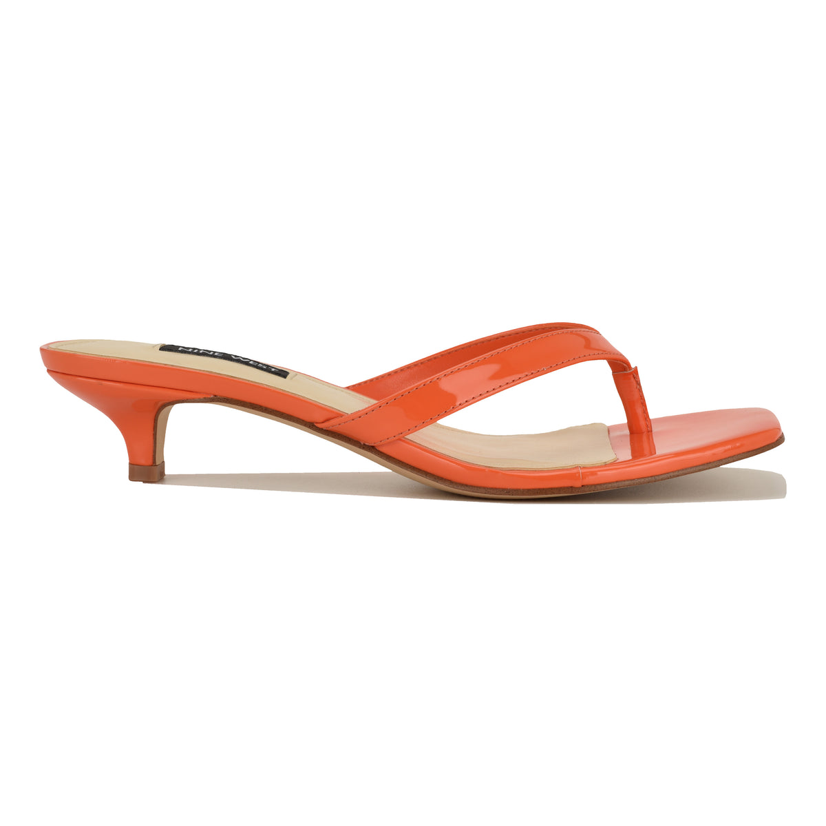 NINE WEST CASSA3 ORANGE17/1361TPG/SLEEK PATENT