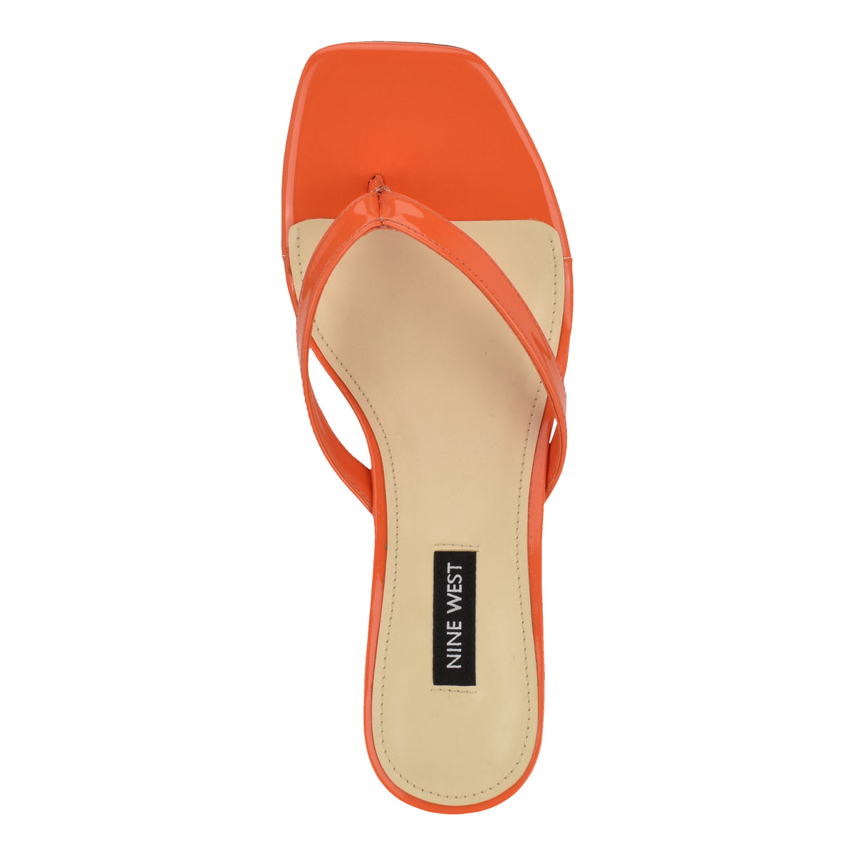 NINE WEST CASSA3 ORANGE17/1361TPG/SLEEK PATENT
