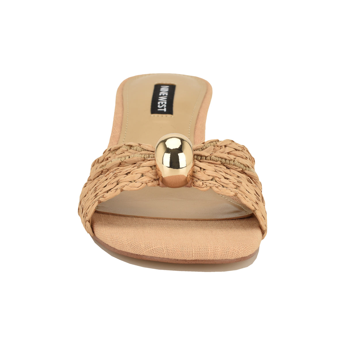 NINE WEST GERRY2 NATURAL13266/WOVEN RAFFIA PT