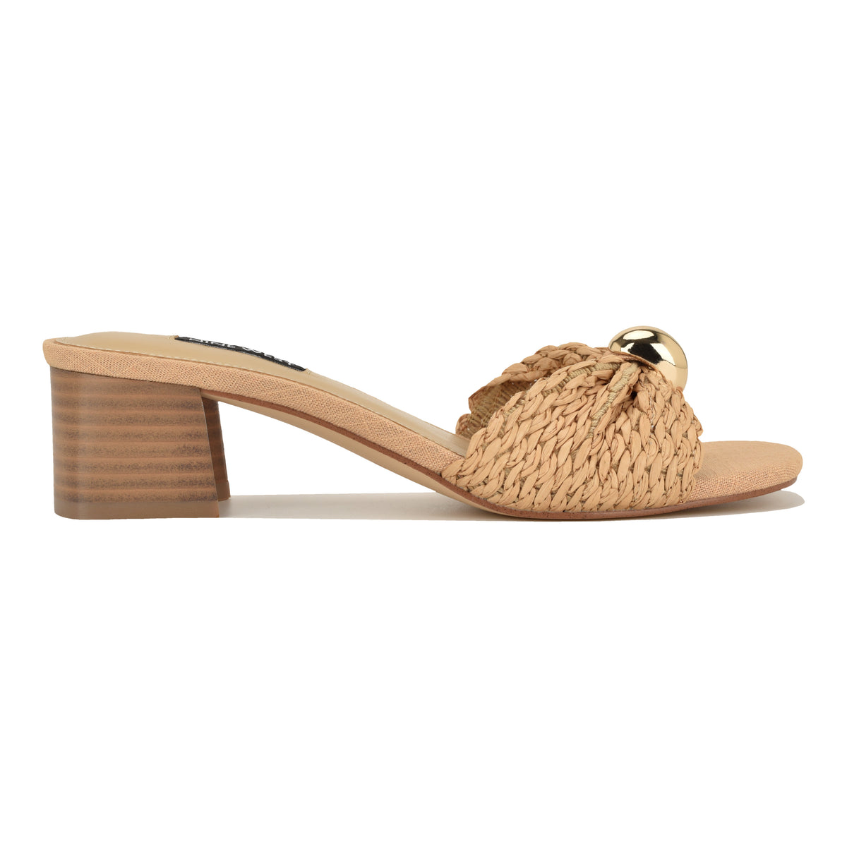 NINE WEST GERRY2 NATURAL13266/WOVEN RAFFIA PT