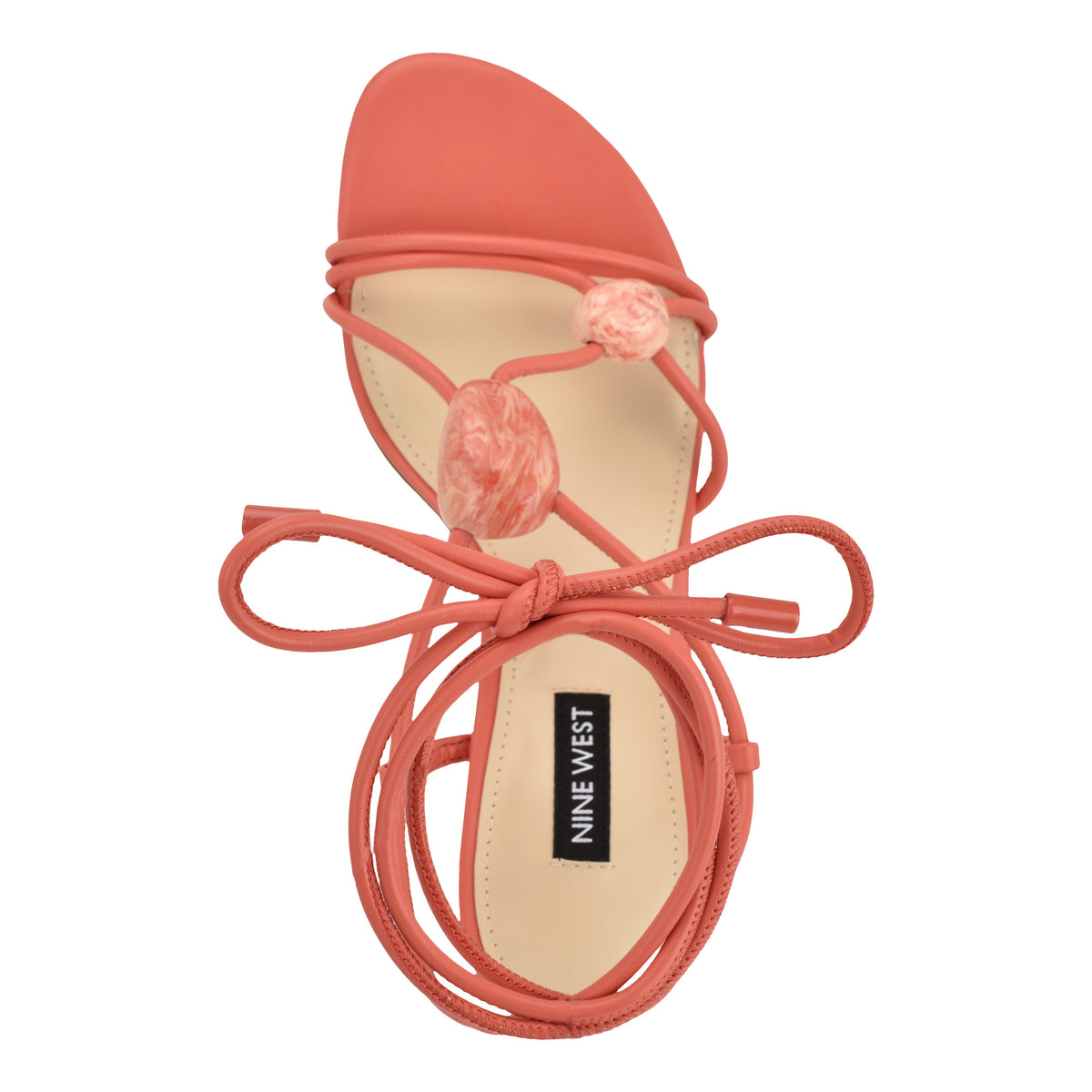 NINE WEST GRESKA3 DARK CORAL/JC SOFT SUPER NAPPA