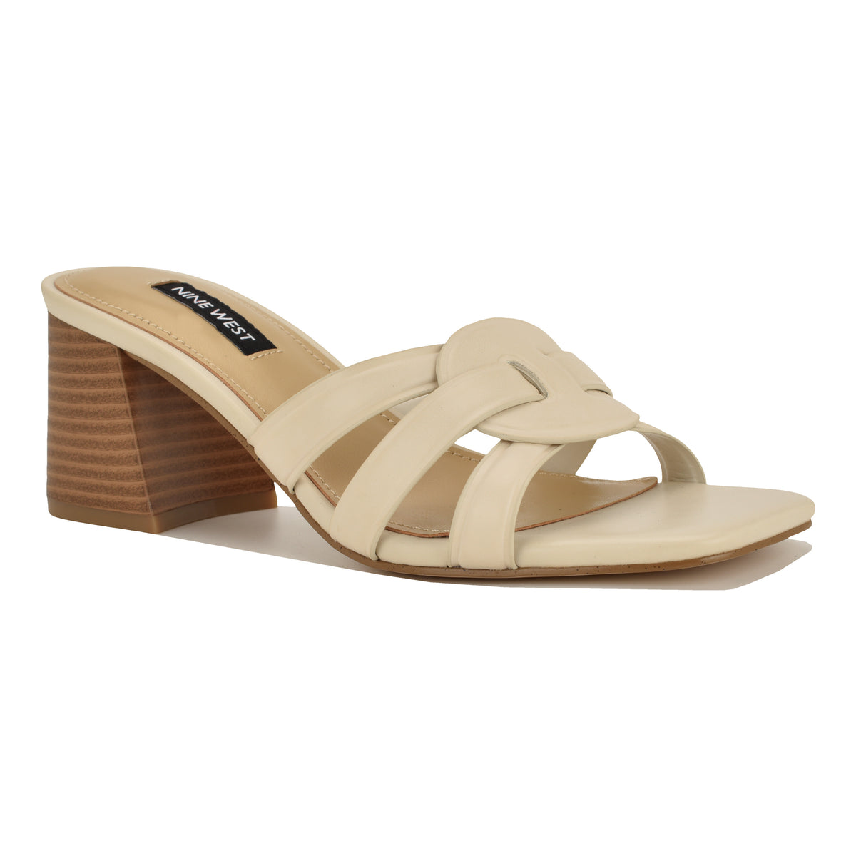 NINE WEST GRITT3 CHIC CREAM/NEW BURNISHED PU RA