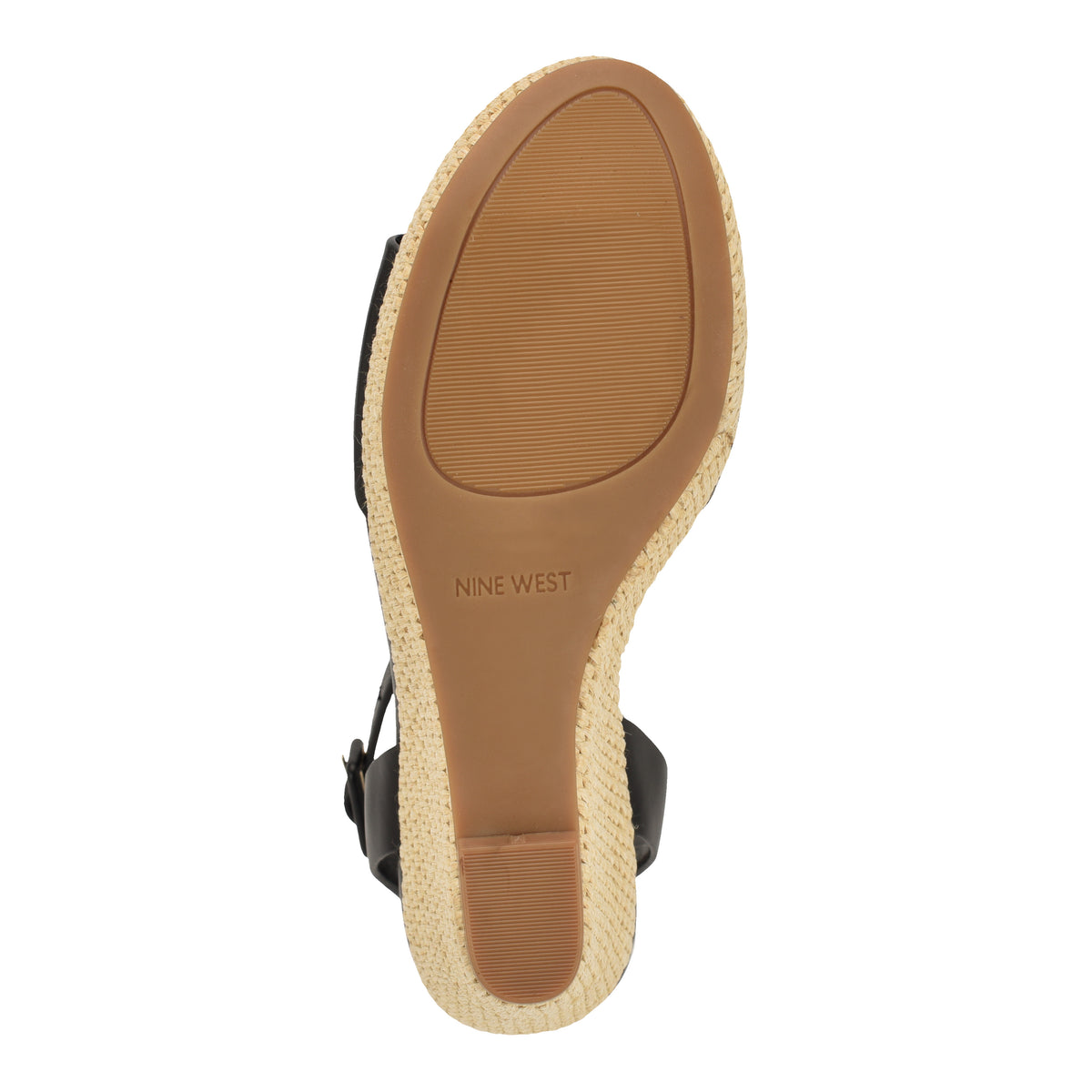 NINE WEST HANLOW3 BLACK/NEW BURNISHED PU RAW EDG