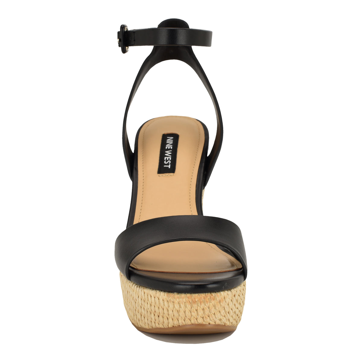 NINE WEST HANLOW3 BLACK/NEW BURNISHED PU RAW EDG