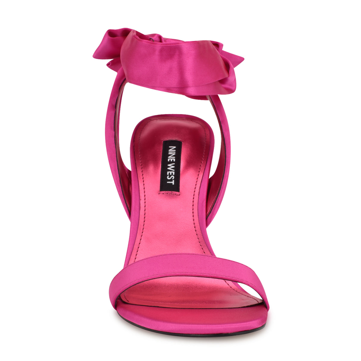 NINE WEST KELSIE2 BRIGHT PINK549/CRYSTAL SATIN
