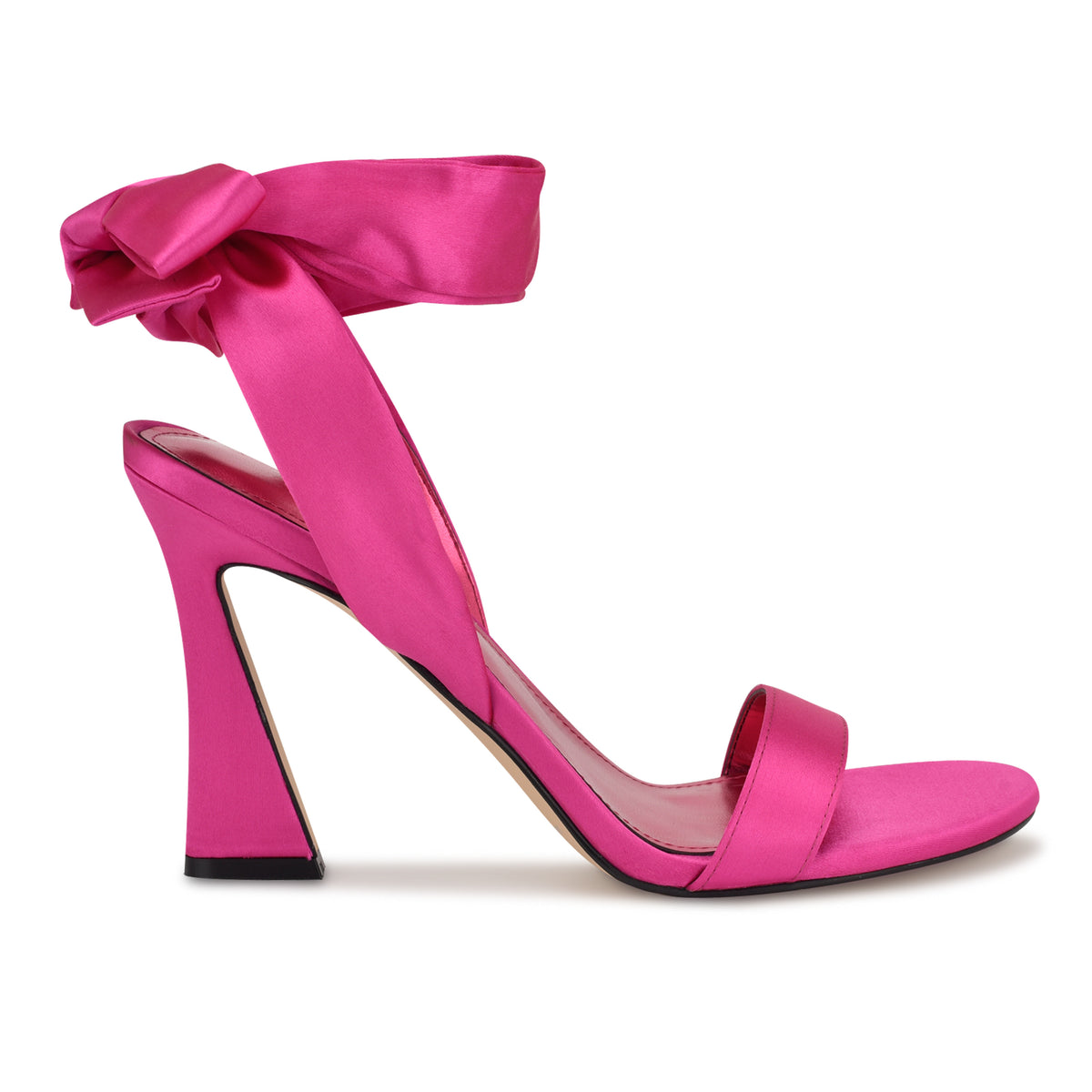 NINE WEST KELSIE2 BRIGHT PINK549/CRYSTAL SATIN