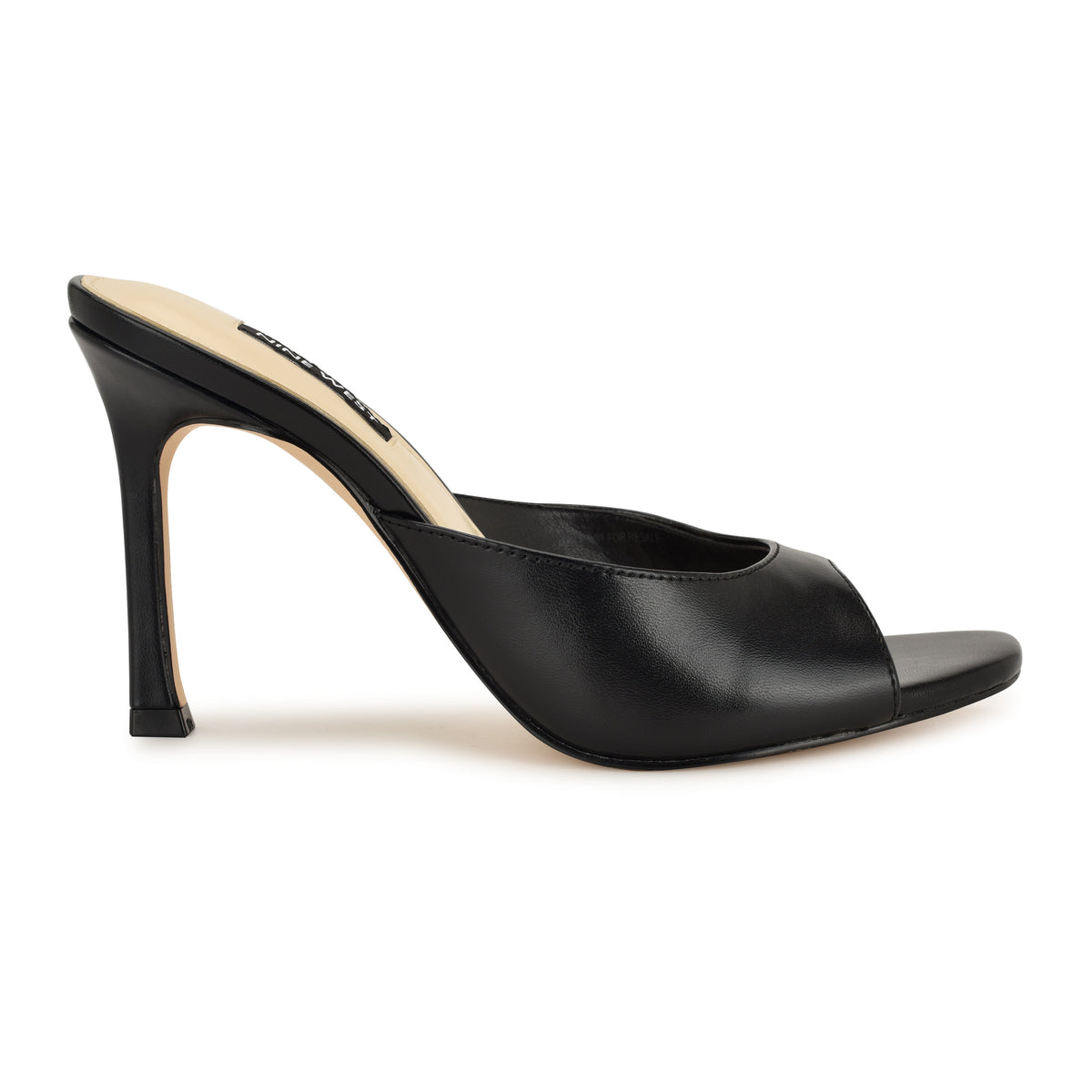 NINE WEST KISCO3 BLACK/SHINY SUPER NAPPA PU