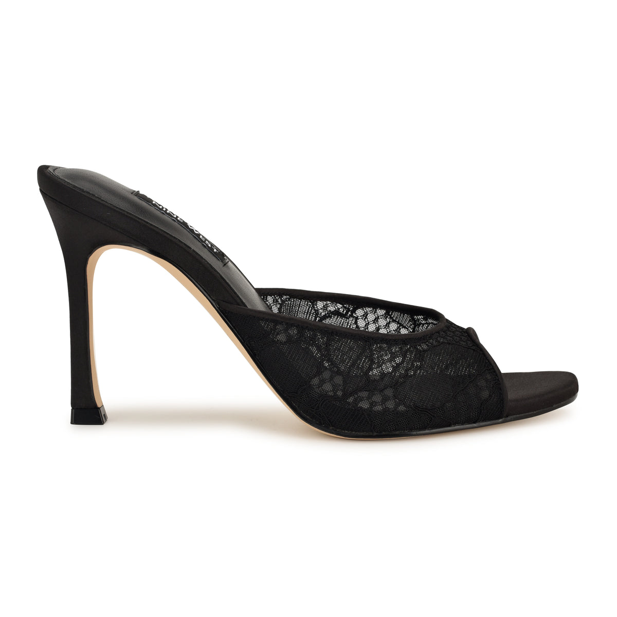 NINE WEST KISCOP2 BLACK BLACK/BLACK/LACE MESH HN