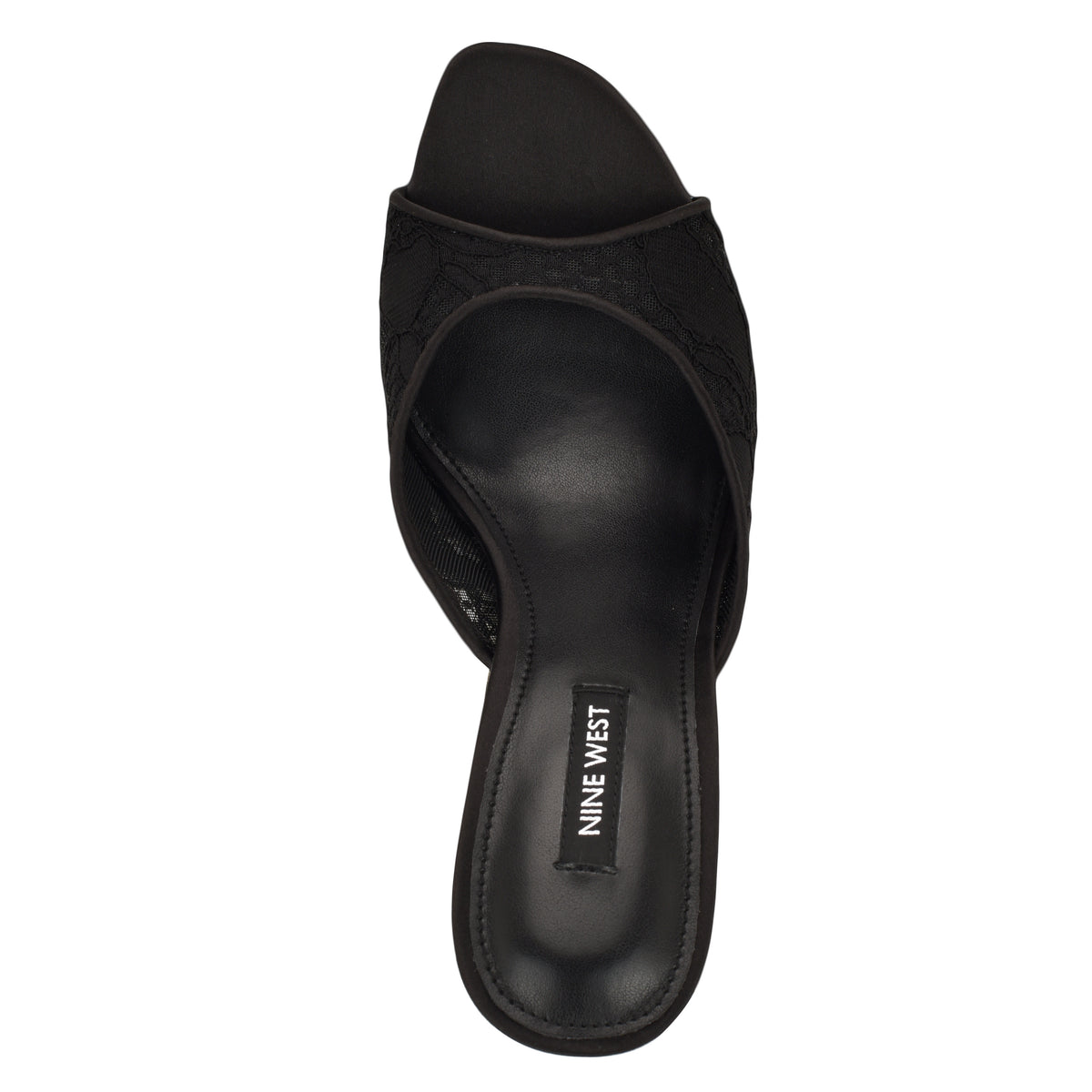 NINE WEST KISCOP2 BLACK BLACK/BLACK/LACE MESH HN