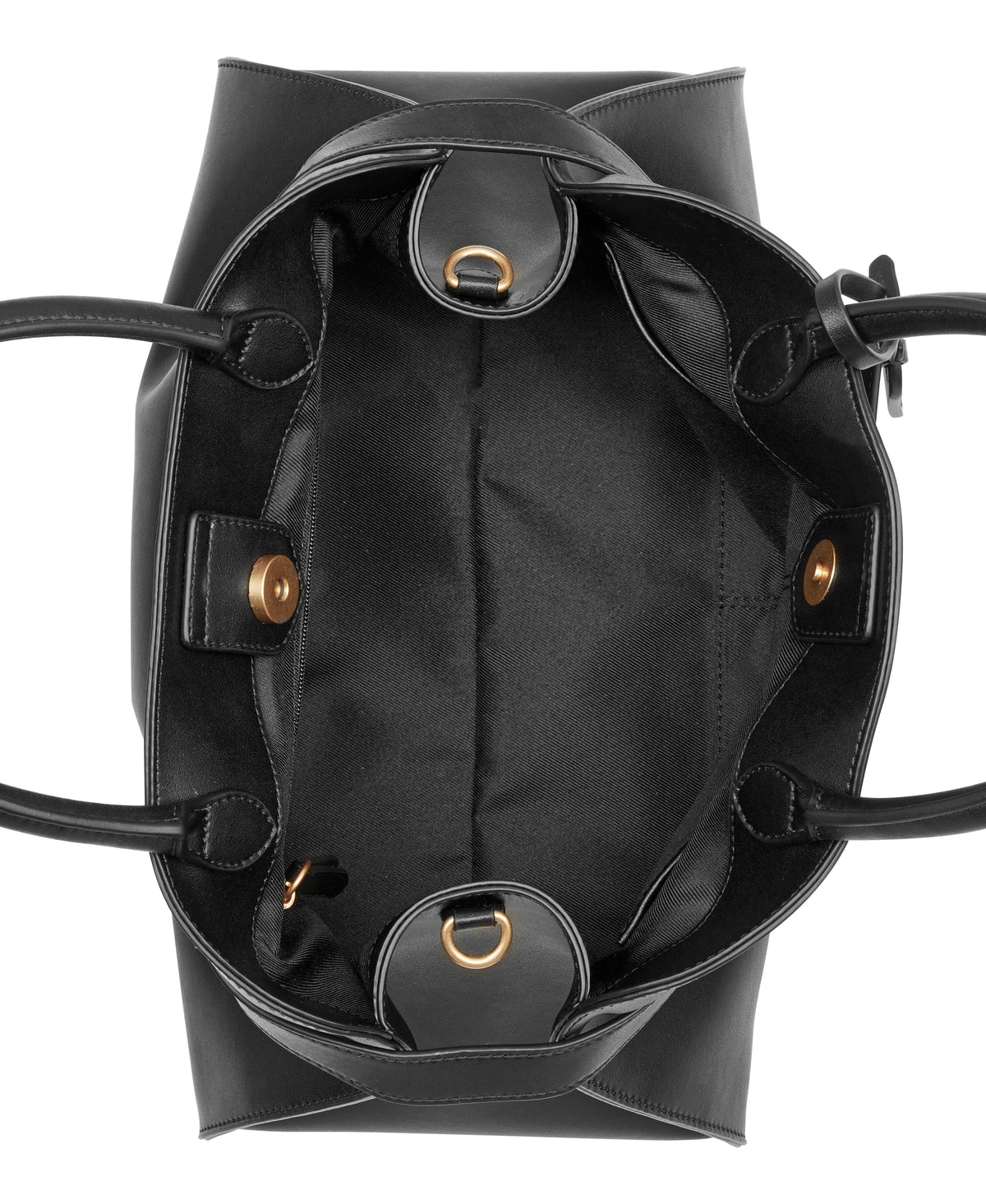 NINE WEST HANDBAGS ARPANA SATCHEL BLACK