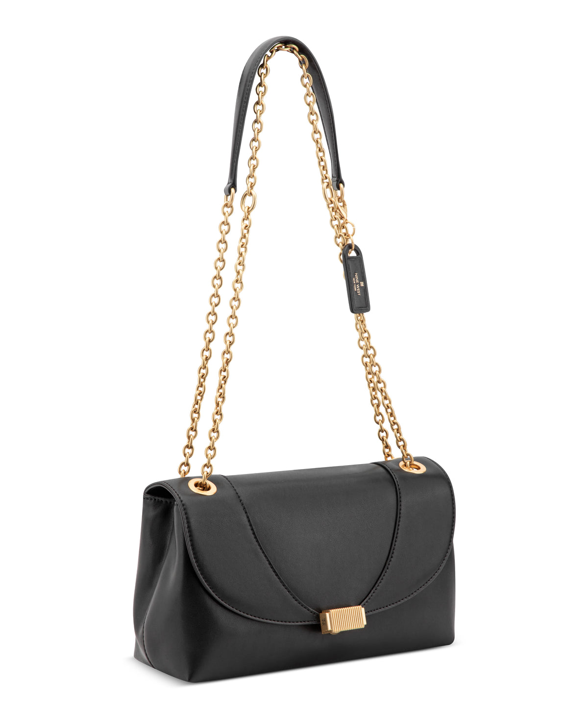 NINE WEST HANDBAGS ARPANA CONVERTIBLE XBODY FLAP BLACK