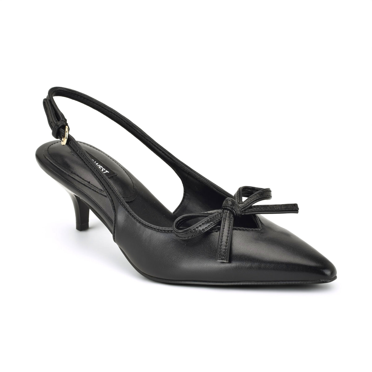 NINE WEST LYRICALP3 BLACK/BLACK/SHINY SUPER NAPPA