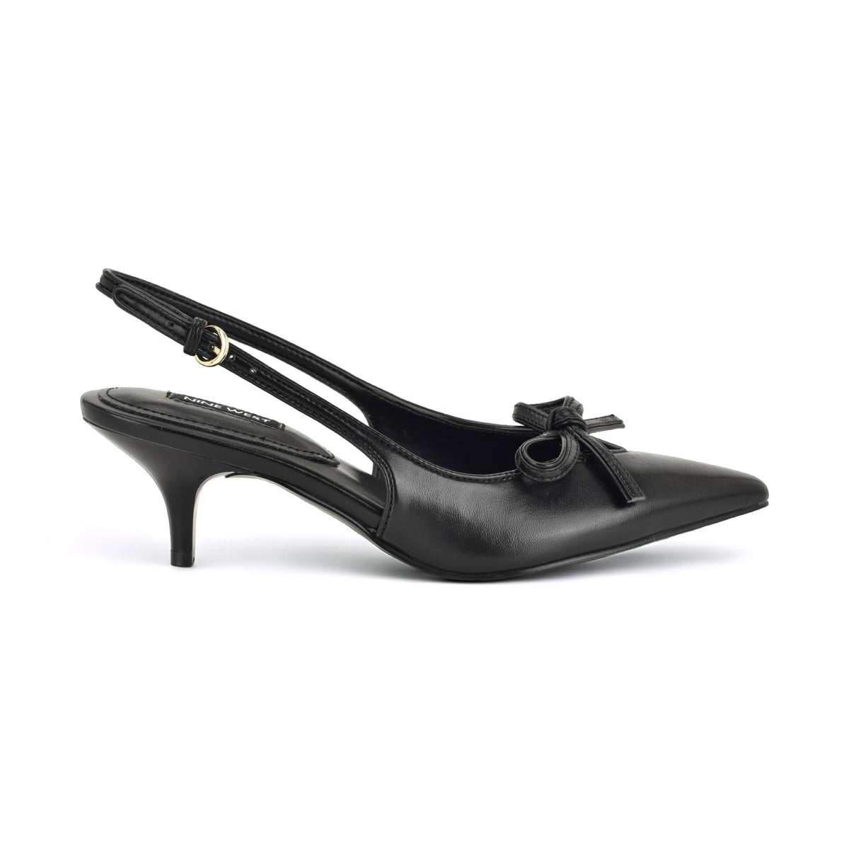 NINE WEST LYRICALP3 BLACK/BLACK/SHINY SUPER NAPPA