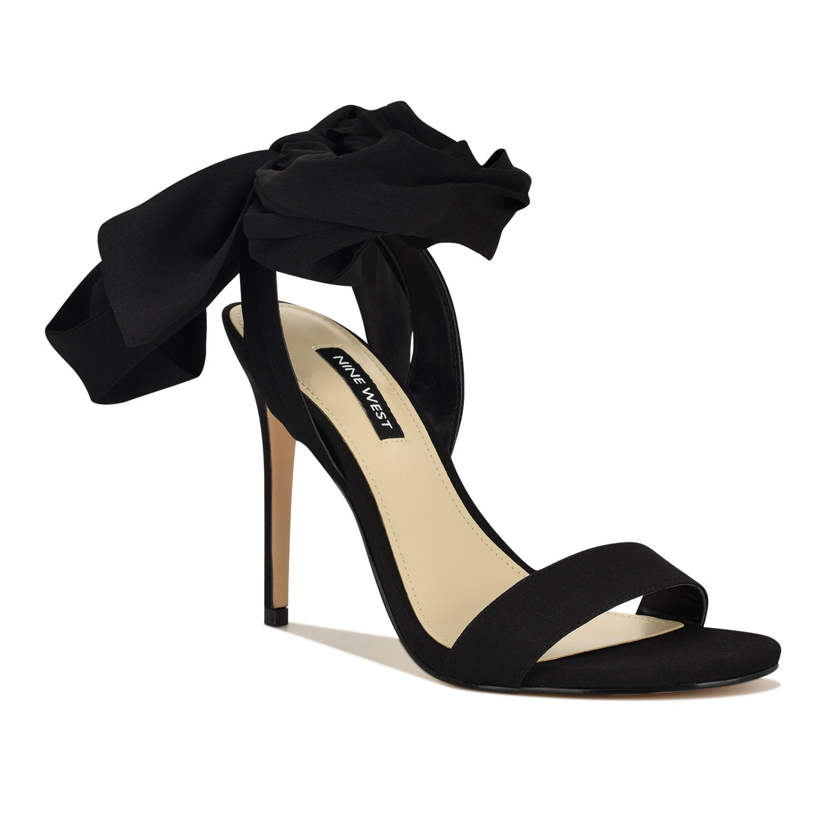 NINE WEST MADDIE2 BLACK/RS POLYCREPE