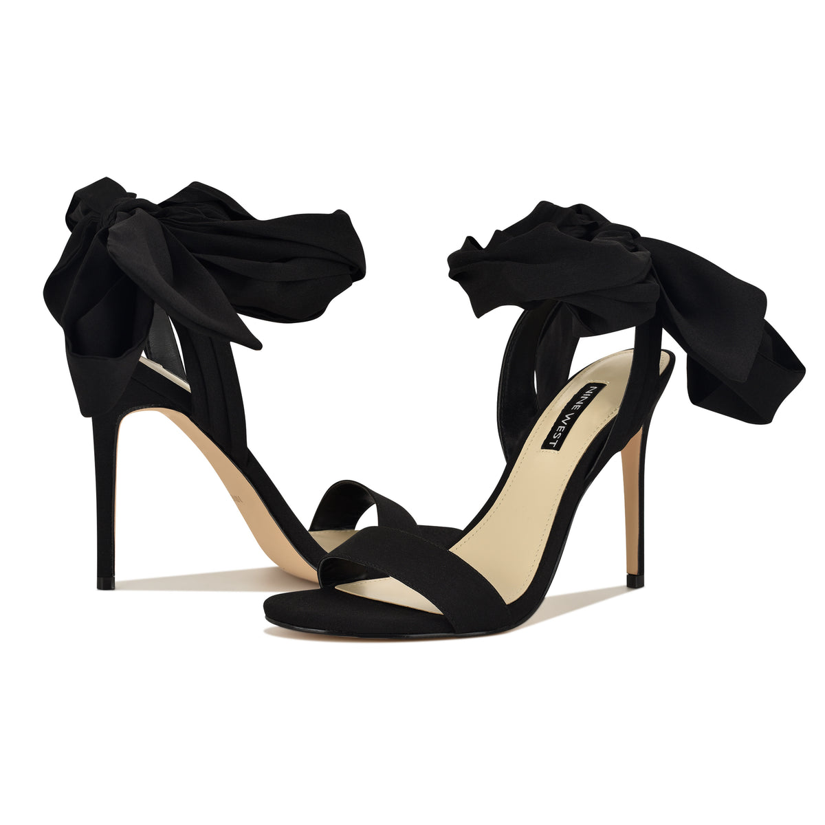 NINE WEST MADDIE2 BLACK/RS POLYCREPE